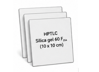 HPTLC Silica gel 60 F254 plates in available sizes